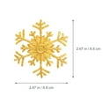 thumbnail image 4 of 8pcs Golden Snowflake Embroidery Clothes Accessories DIY Cloth Applique Patch, 4 of 6