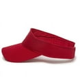 thumbnail image 4 of Outdoor Cap PCTV-100 Cotton Twill Visor-Red-Adult, 4 of 6