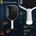 thumbnail image 2 of REANOX Relentless 16mm T700 Carbon Fiber Pickleball Paddle, 2 of 5