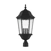 Livex Lighting Hamilton 3 Light Outdoor Post Lantern