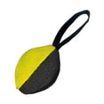 thumbnail image 4 of Pelota de tirar para perros, juguete ligero y resistente, interactivo, para morder, para jugar en solitario, para relajarse y disfrutar. Accesorios Negro Amarillo, 4 of 8