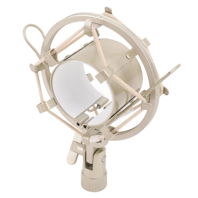 Support de Microphone Anti-Vibration avec Écrou de Conversion 5/8 à 3/8 pour Microphone Rond Diamètre 45-50mm