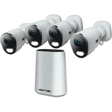 Night Owl FWR864GBF84L Expandable Wi-Fi 4K Security System - White