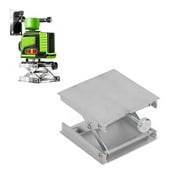 Aluminum Alloy Level Lifting Platform, Manual Laboratory Support Jack, Adjustable Lab Stand, Automatic Leveling Lifting Bracket Accessories for Woodworking, Carving, Experiments, 8-16 Line Level