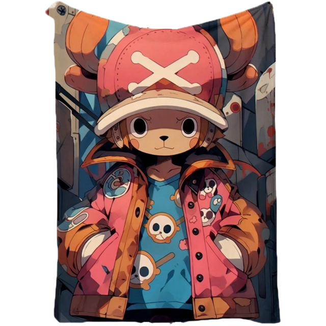 Manta SANMUU de franela suave con estampado Tony Tony Chopper