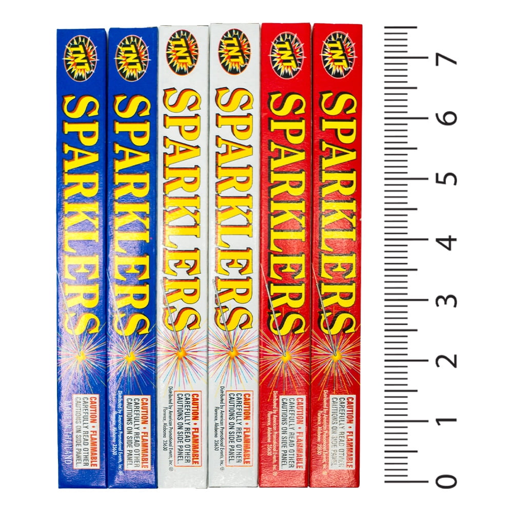 TNT Fireworks, #8 Gold Sparklers, 240 Sparklers