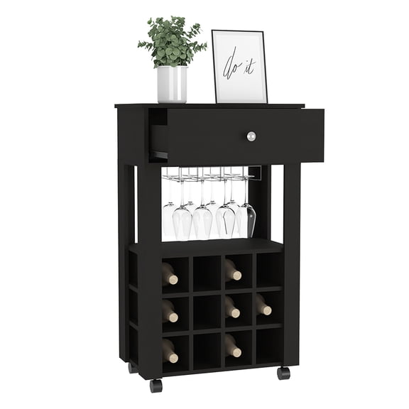 Particle Board Material - 23.62 in. Wide - Living Room Bar - Durable Construction