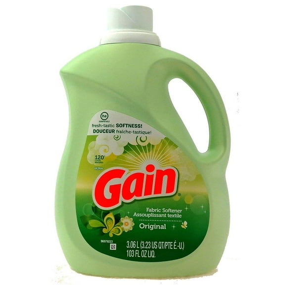 Gain Original Liquid Fabric Softener 120 Loads, 3.06l