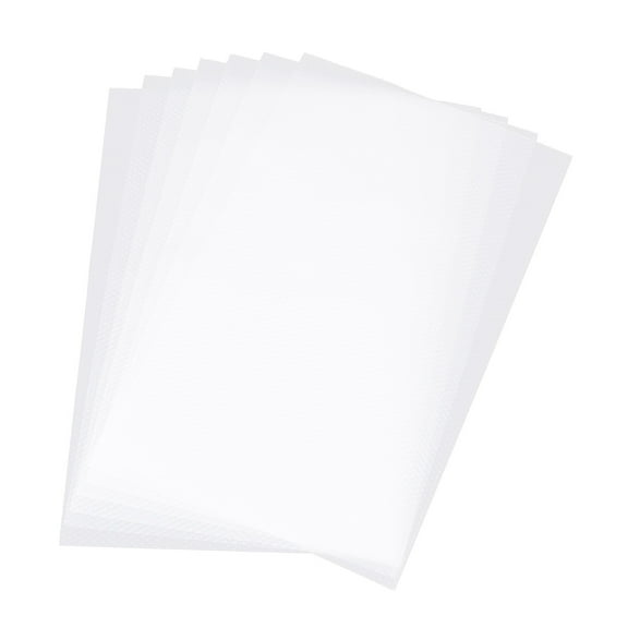 Refrigerator Mats for Shelve, 7 PCS Liners Washable Fridge and Cabinet Transparent