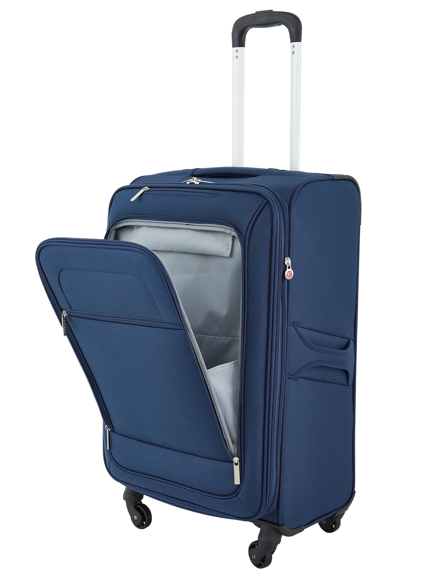 Protege Arendale 20" Softside Expandable Rolling Spinner Carry-on Luggage, Navy