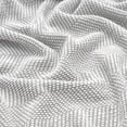 thumbnail image 6 of Superior Maya Chenille Herringbone Cotton Blanket, Throw, Grey, 6 of 9