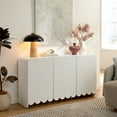 thumbnail image 1 of Modway Dahlia Fluted and Scalloped Sideboard Storage Cabinet in White, 1 of 8
