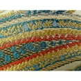 thumbnail image 3 of Plutus 20" x 36" Paisley Bay Handmade Luxury Pillow in Cream Red and Blue, 3 of 3
