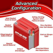 Banshee YTX5L-BS Motorcycle Battery, Compatible with 2004 - 2000 E-Ton Beamer