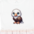 thumbnail image 4 of Inktastic Baby Bald Eagle Girls Toddler Dress, 4 of 5
