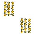 thumbnail image 4 of Naiovety Green Leaf Rattan LED Copper Wire Courtyard Flower Lamp Lantern Bar String Outdoor Beautiful Professional Light Vine Light Como se muestra 2Conjunto, 4 of 6