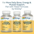 thumbnail image 7 of Solaray Calcium & Magnesium Citrate 2:1 w/ Vitamin D3 & K2, Healthy Bone, Muscle & Nerve Support, 30 Serv, 180 Capsules, 7 of 7