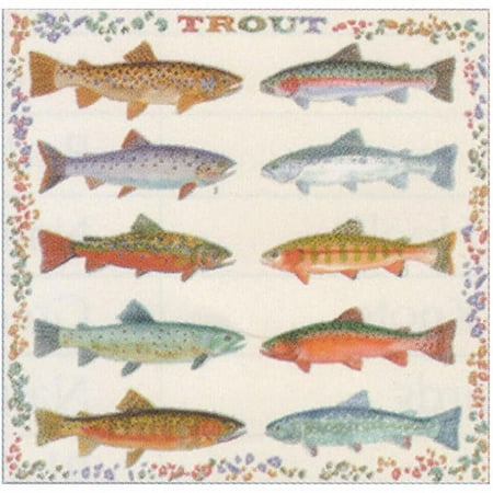 The Printed Image 104116 Trout Bandana