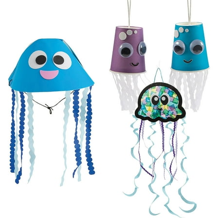 Joyful Jellyfish Craft Kit Assortment Makes 36