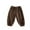 Brown, variant on Utoimkio Toddler Kids Baby Boy Girl Cotton Linen Elastic Basic Harem Long Pants Casual Joggers