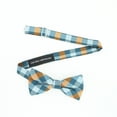 thumbnail image 3 of Adjustable Pre-Tied Bow Tie Elegant Bow Tie For Men And Boys Set | Turquoise Bow Ties & Pocket Square, 3 of 4