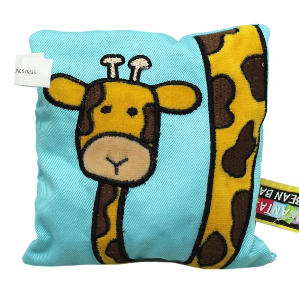 Curved Neck Giraffe Light Blue Beantastic Bean Bag - By Ganz - Walmart.com - Walmart.com