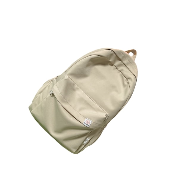 Qarigey impermeable de nailon para mujer, de viaje, de hombro de Color sólido, para niñas, gran capacidad Mochilas Blanco