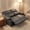 Gray, variant on Recliner Loveseat with Massage and Heating for Living Room,Love Seat Manual Oversized Recliner with Cup Holders,Side Pocket for Adult