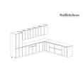 thumbnail image 6 of Kitchen Regal Collection Natural Teak & Gray Color Base Size 13Ft Wide, 6 of 6
