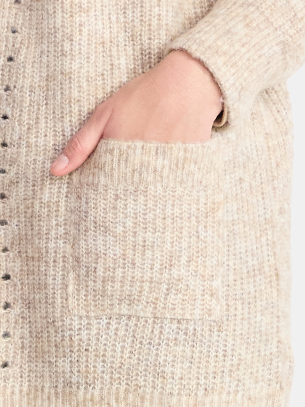 Time and Tru Women’s and Women’s Plus Super Soft Longline Cardigan Sweater, Lightweight, Size XS-4X