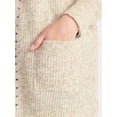 thumbnail image 4 of Time and Tru Women’s and Women’s Plus Super Soft Longline Cardigan Sweater, Lightweight, Size XS-4X, 4 of 5