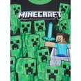thumbnail image 3 of Minecraft Boys Long Sleeve Top and Pants, 2-Piece Pajama Set, Sizes 4-16, 3 of 4