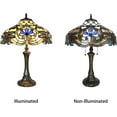 thumbnail image 3 of RADIANCE Goods Tiffany-Style 2 Light Dragonfly Table Lamp 17" Shade, 3 of 3