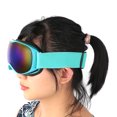 thumbnail image 4 of Gafas de esquí y snowboard para niños de color azul con doble capa de protección contra el viento y la niebla para deportes de invierno al aire libre, 4 of 8