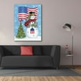 thumbnail image 3 of Epic Graffiti 'Patriotic Snowman' by Deb Strain, Giclee Canvas Wall Art, 40"x54", 3 of 8