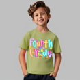 thumbnail image 6 of EnJoCho 4th Girls Back-to-School Shirts Preschool Kindergarten First Day of School T-Shirts Kids Short Sleeve Tees Tops Summer First Day Graphic T-Shirt Toddler, 6 of 6