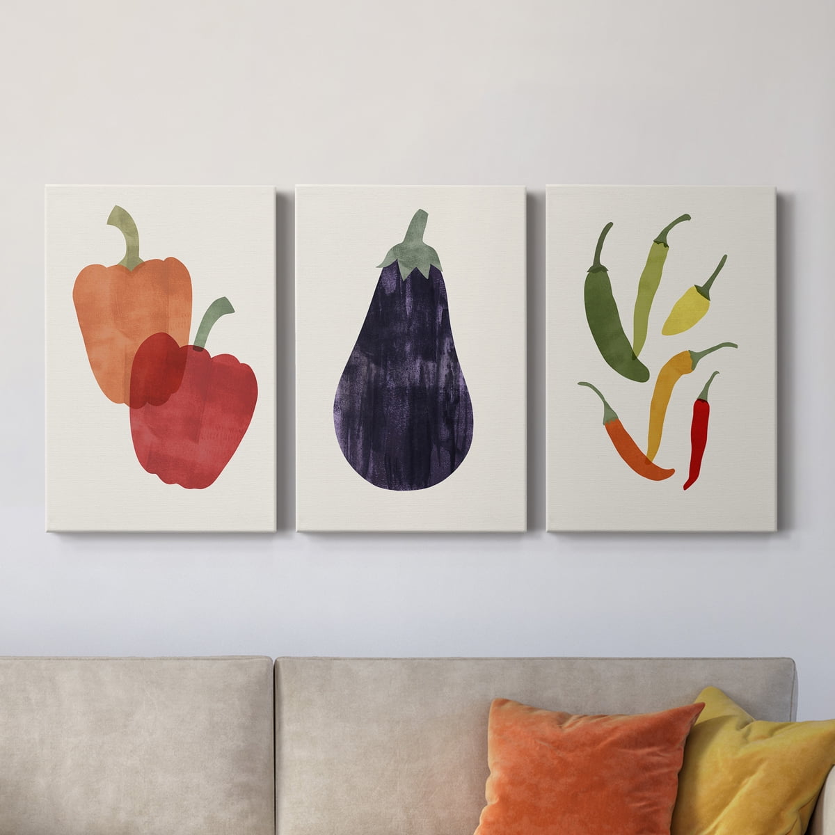 Organic Veg VII Premium Gallery Wrapped Canvas - Ready to Hang - 24 x 36 Each
