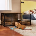 thumbnail image 5 of Large Dog Crate Furniture 39 Inch Heavy Duty Dog Cage Wooden Dog Cage with Storage Side Table Suitable for living room Bedroom, 5 of 5