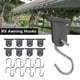thumbnail image 5 of Sidaley Gancho para parasol para vehículos recreativos, fácil de instalar y desmontar, fácil de instalar y resistente, 8 piezas Accesorios para vehículos recreativos, 5 of 6