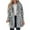 White, variant on dGslk Women’s Long Sleeve Faux Fur Leopard Print Open Front Hooded Coat Casual Loose Fit Outerwear Jacket for Winter Fall Blue 2XL