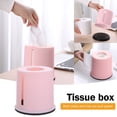 thumbnail image 2 of WHEANG Simple Household Round Paper Box Plastic Tissue Box Suitable For Kitchen Restaurant Bathroom Bathroom Home, 2 of 9