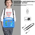 thumbnail image 2 of Dteck Crossbody Strap Kids Case for iPad 9th 8th 7th Generation,Cute EVA Hand Grip Case Shockproof Kickstand Cover with Shoulder Strap for iPad 10.2 inch 2021/2020/2019,Blue, 2 of 5