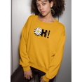 thumbnail image 2 of Oh Yellow Daisy Sweatshirt Women -Image by Shutterstock, Female Large, 2 of 4