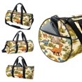 thumbnail image 3 of Dinosaur Soccer Bag, Gym Bags, Yoga Bag, Travel Tote: 17.7 Inches Sports Bag with Interior Zipper Pocket and Large Capacity for All Your Activities, 3 of 6