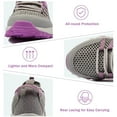 thumbnail image 6 of WOTTE Womens Quick Drying Water Hiking Shoes Barefoot Aqua Outdoor Sports Sneakers for Beach Swim Surf, Grey Purple 11, 6 of 8