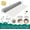 White, variant on Toddler Bed Rails, 2 Pack Toddler Bed Rail Bumpers for Queen Bed
