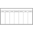 thumbnail image 1 of WallPops TWPE98895 White board Weekly Calendar Decal - Set of 2, 1 of 1