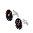 thumbnail image 2 of Firefly Elegant Men's Stainless Steel Cufflinks for Business Attire and Formal Events, 2 of 6