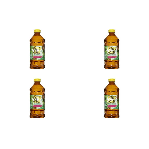 Pine-Sol Original Multi-Surface Cleaner, 4 Pack Bottles (  4  X  28 fl oz )