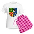 thumbnail image 5 of CafePress - Four Provinces Shield Women's Light Pajamas - Women's Short Sleeve Print T-Shirt and Pants Light Cotton Pajama Set, 5 of 7